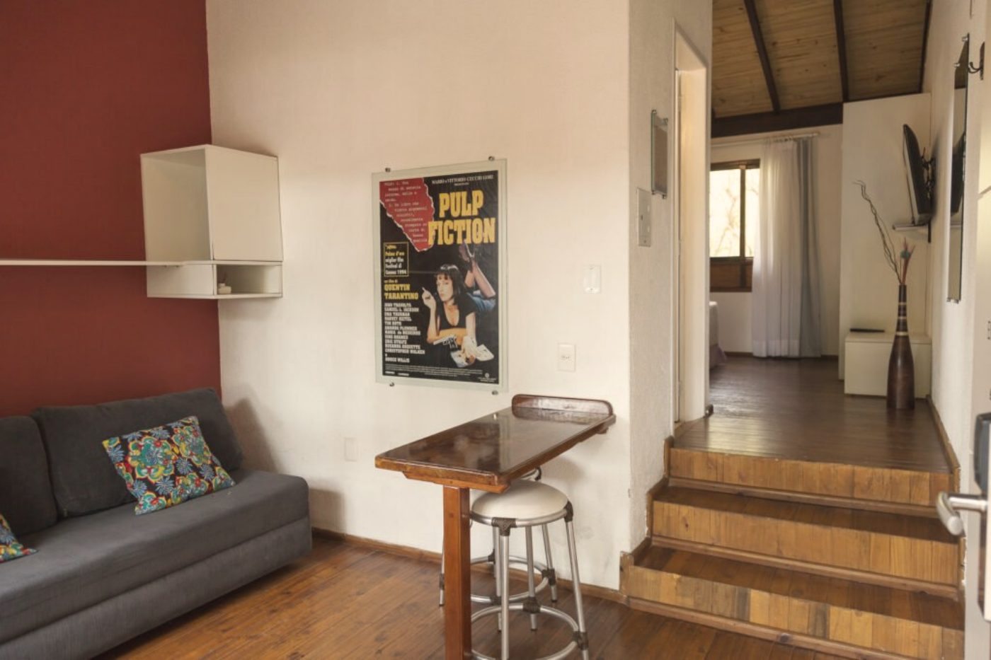 Inside a chalet